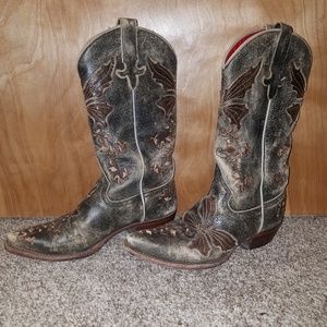 Macie Bean Snip Toe Cowboy Boots